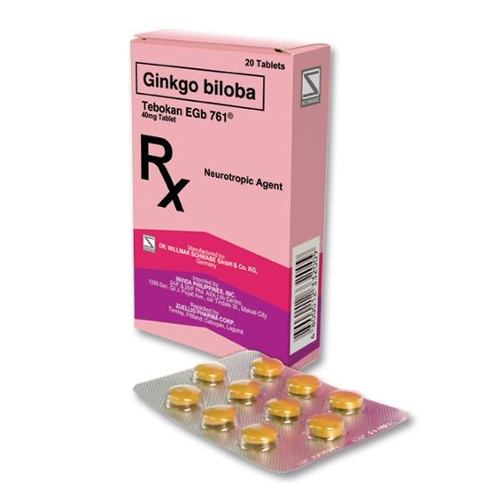 TEBOKAN Ginkgo Biloba Egb 761 40mg FilmCoated Tablet 1's price in the